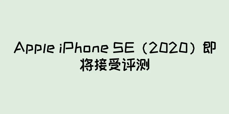 Apple iPhone SE（2020）即将接受评测