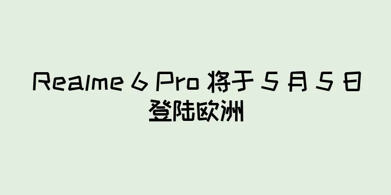Realme 6 Pro 将于 5 月 5 日登陆欧洲