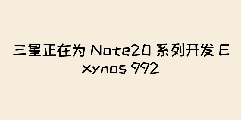 三星正在为 Note20 系列开发 Exynos 992