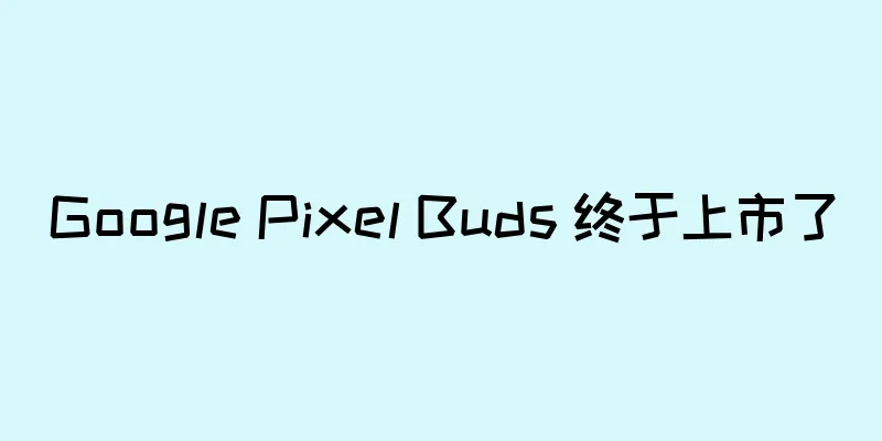 Google Pixel Buds 终于上市了
