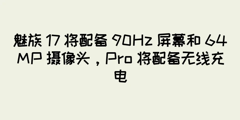 魅族 17 将配备 90Hz 屏幕和 64MP 摄像头，Pro 将配备无线充电