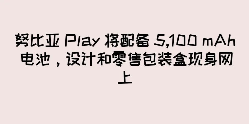 努比亚 Play 将配备 5,100 mAh 电池，设计和零售包装盒现身网上
