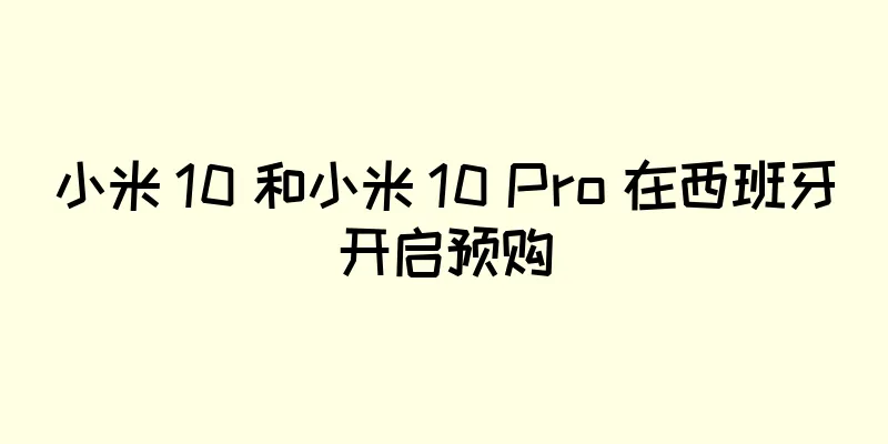 小米 10 和小米 10 Pro 在西班牙开启预购