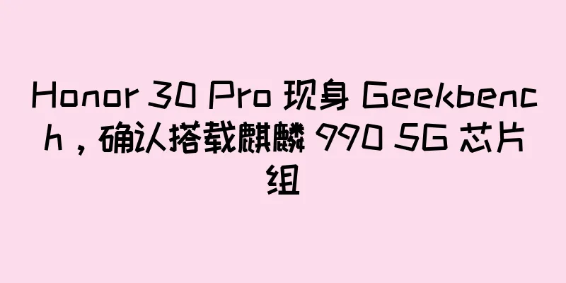Honor 30 Pro 现身 Geekbench，确认搭载麒麟 990 5G 芯片组