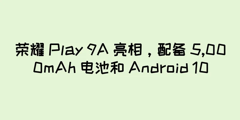 荣耀 Play 9A 亮相，配备 5,000mAh 电池和 Android 10