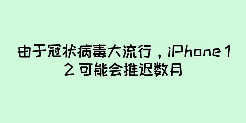 由于冠状病毒大流行，iPhone 12 可能会推迟数月