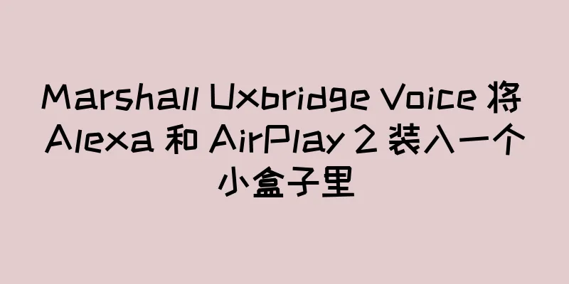 Marshall Uxbridge Voice 将 Alexa 和 AirPlay 2 装入一个小盒子里