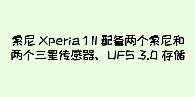 索尼 Xperia 1 II 配备两个索尼和两个三星传感器、UFS 3.0 存储