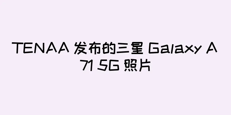 TENAA 发布的三星 Galaxy A71 5G 照片