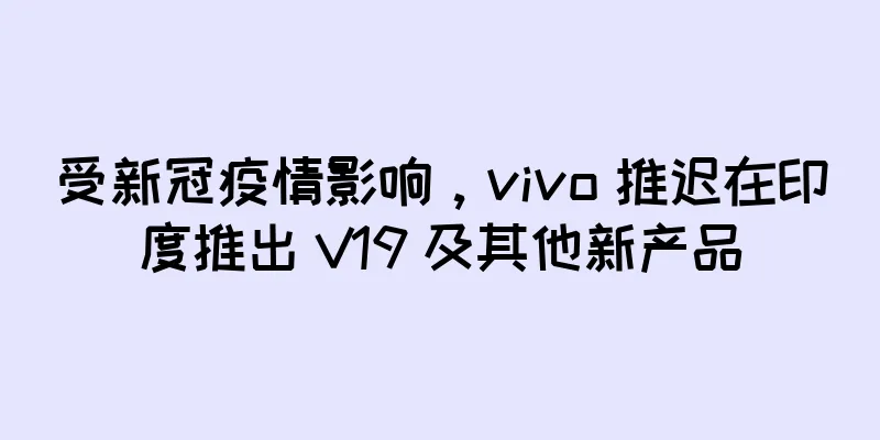 受新冠疫情影响，vivo 推迟在印度推出 V19 及其他新产品
