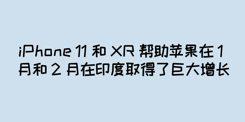 iPhone 11 和 XR 帮助苹果在 1 月和 2 月在印度取得了巨大增长