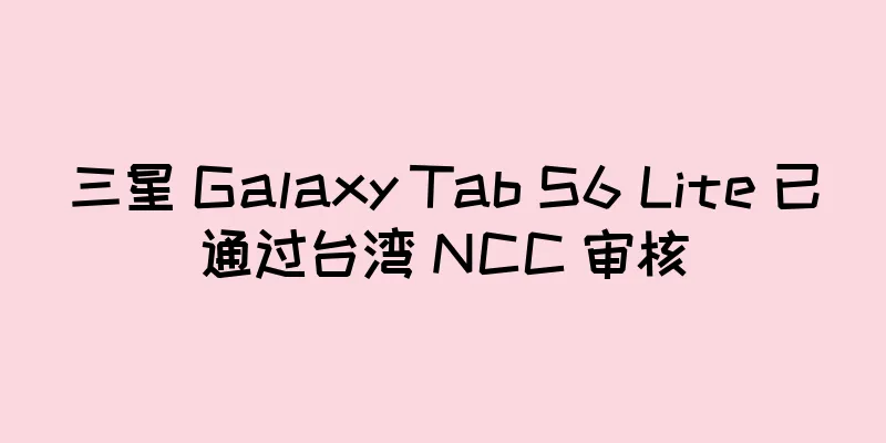 三星 Galaxy Tab S6 Lite 已通过台湾 NCC 审核