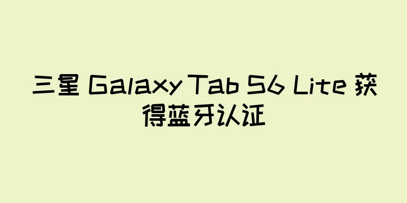 三星 Galaxy Tab S6 Lite 获得蓝牙认证