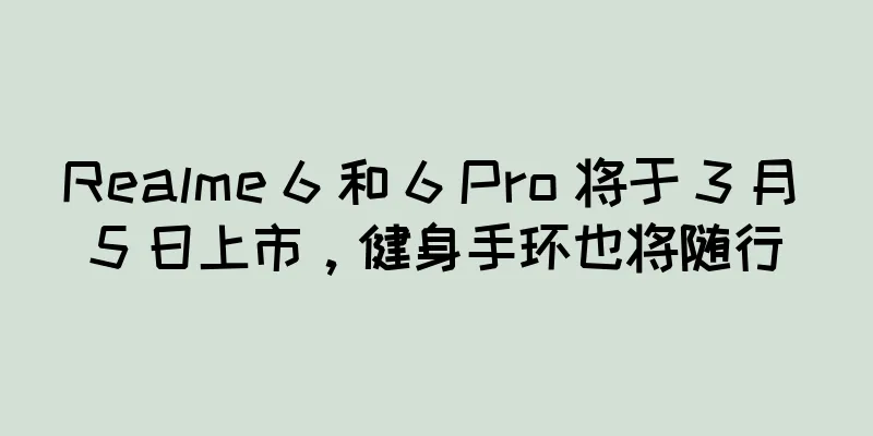 Realme 6 和 6 Pro 将于 3 月 5 日上市，健身手环也将随行