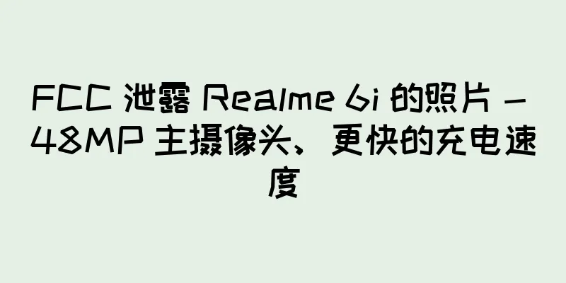 FCC 泄露 Realme 6i 的照片 - 48MP 主摄像头、更快的充电速度