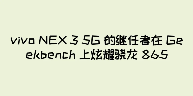 vivo NEX 3 5G 的继任者在 Geekbench 上炫耀骁龙 865