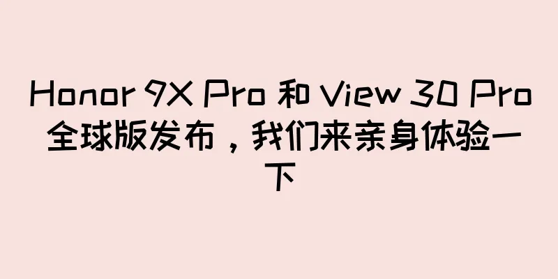 Honor 9X Pro 和 View 30 Pro 全球版发布，我们来亲身体验一下