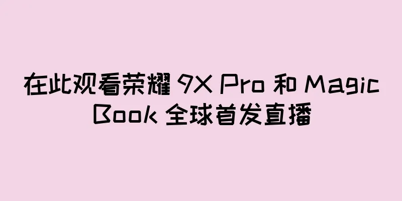 在此观看荣耀 9X Pro 和 MagicBook 全球首发直播