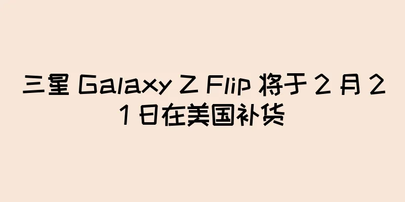 三星 Galaxy Z Flip 将于 2 月 21 日在美国补货