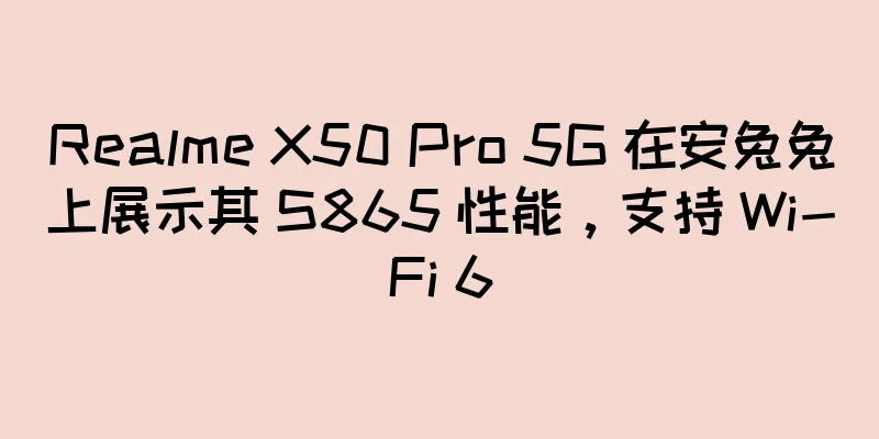 Realme X50 Pro 5G 在安兔兔上展示其 S865 性能，支持 Wi-Fi 6