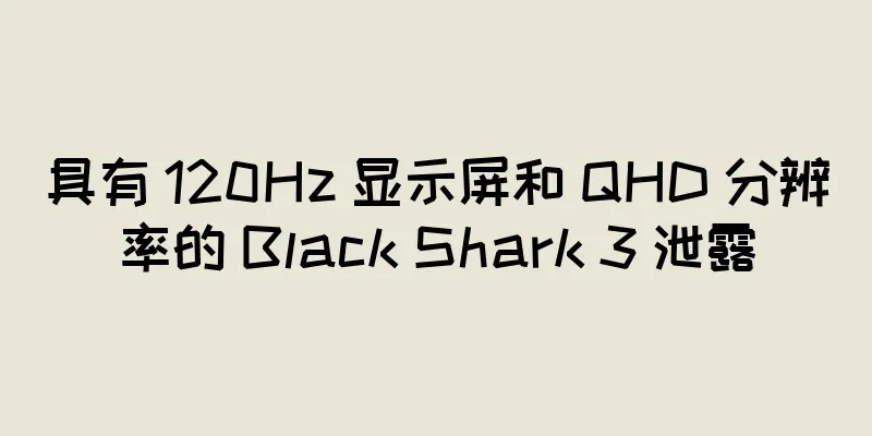 具有 120Hz 显示屏和 QHD 分辨率的 Black Shark 3 泄露