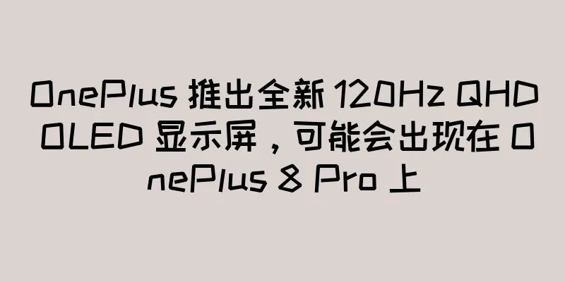 OnePlus 推出全新 120Hz QHD OLED 显示屏，可能会出现在 OnePlus 8 Pro 上
