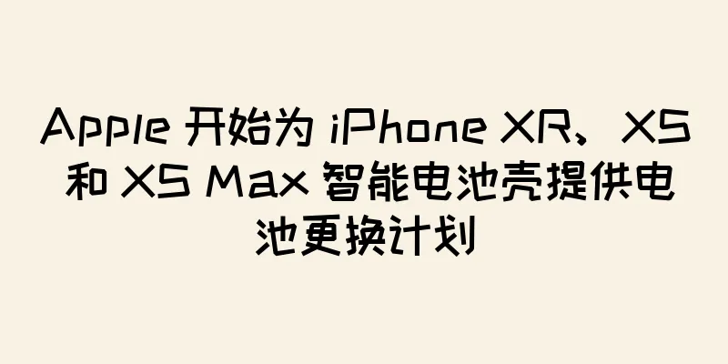 Apple 开始为 iPhone XR、XS 和 XS Max 智能电池壳提供电池更换计划