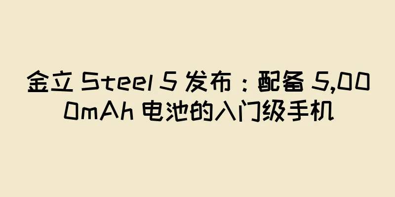 金立 Steel 5 发布：配备 5,000mAh 电池的入门级手机