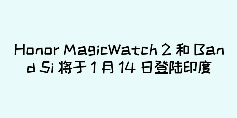 Honor MagicWatch 2 和 Band 5i 将于 1 月 14 日登陆印度