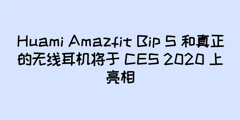 Huami Amazfit Bip S 和真正的无线耳机将于 CES 2020 上亮相