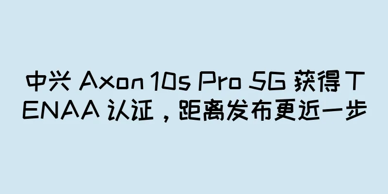 中兴 Axon 10s Pro 5G 获得 TENAA 认证，距离发布更近一步