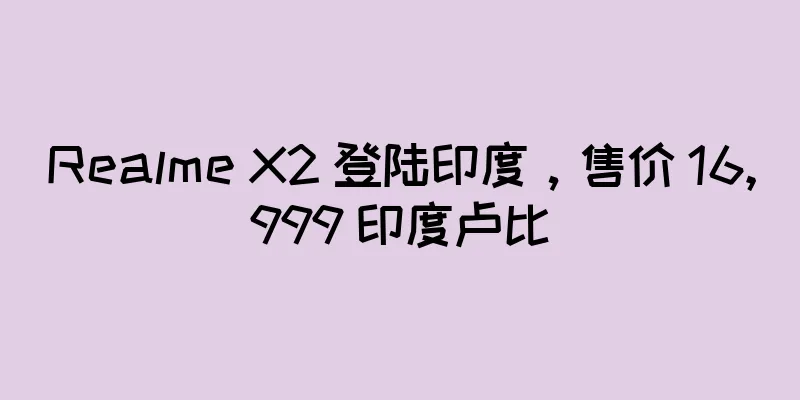 Realme X2 登陆印度，售价 16,999 印度卢比