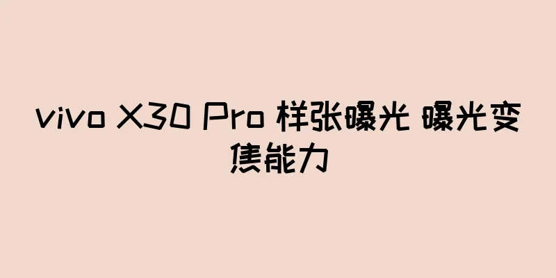 vivo X30 Pro 样张曝光 曝光变焦能力