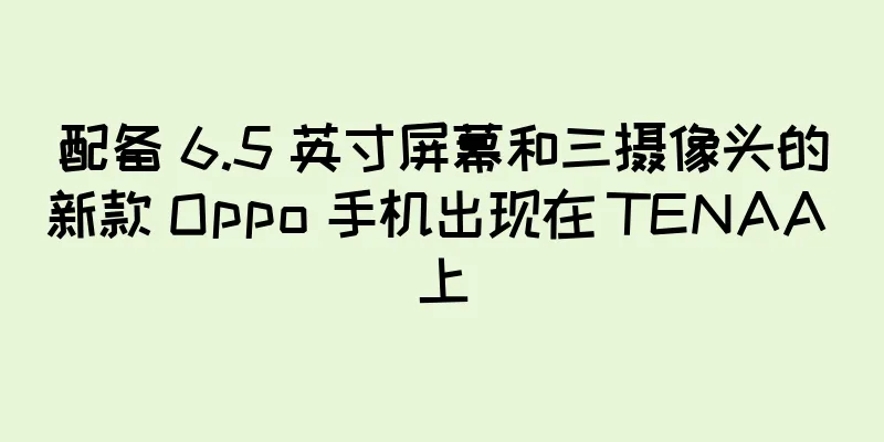 配备 6.5 英寸屏幕和三摄像头的新款 Oppo 手机出现在 TENAA 上