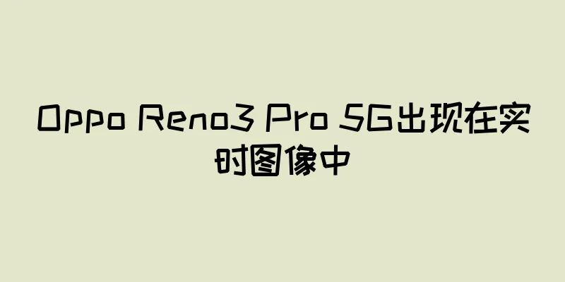 Oppo Reno3 Pro 5G出现在实时图像中
