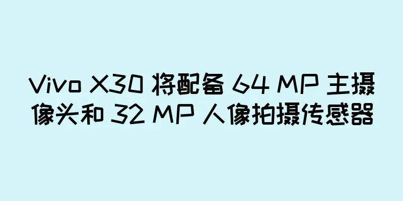 Vivo X30 将配备 64 MP 主摄像头和 32 MP 人像拍摄传感器