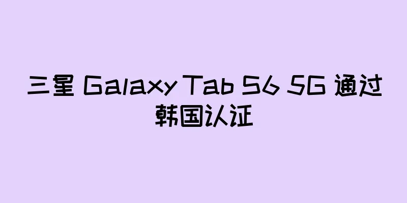 三星 Galaxy Tab S6 5G 通过韩国认证