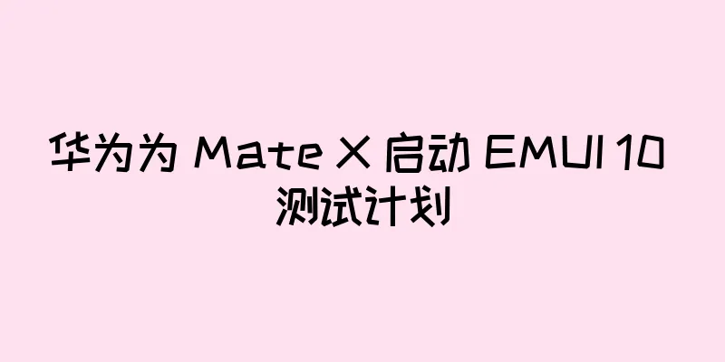 华为为 Mate X 启动 EMUI 10 测试计划