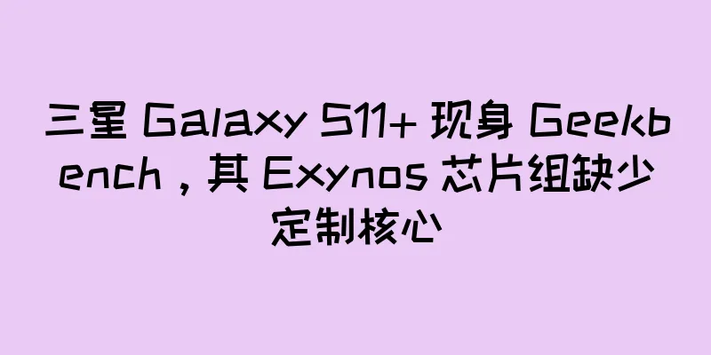 三星 Galaxy S11+ 现身 Geekbench，其 Exynos 芯片组缺少定制核心