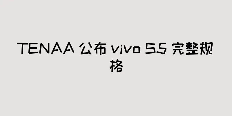 TENAA 公布 vivo S5 完整规格