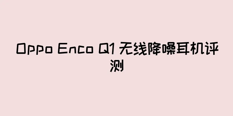 Oppo Enco Q1 无线降噪耳机评测