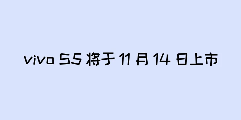vivo S5 将于 11 月 14 日上市
