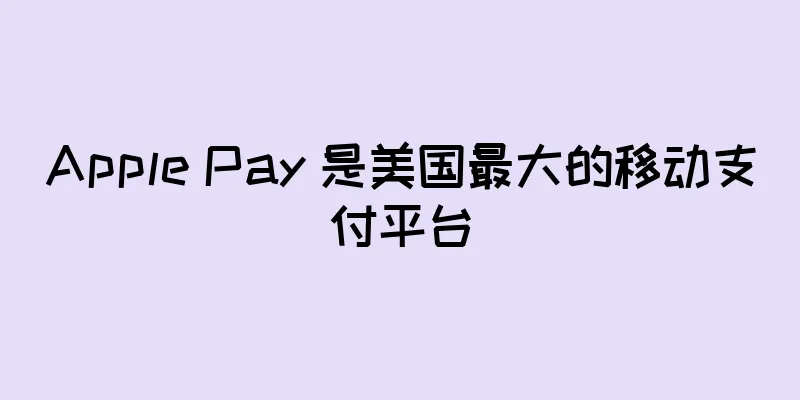 Apple Pay 是美国最大的移动支付平台