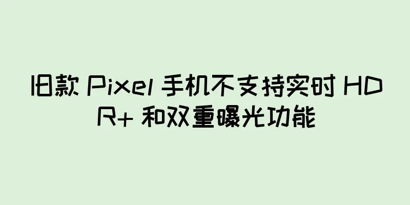 旧款 Pixel 手机不支持实时 HDR+ 和双重曝光功能