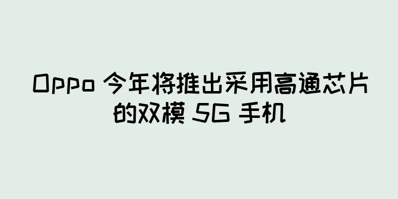 Oppo 今年将推出采用高通芯片的双模 5G 手机