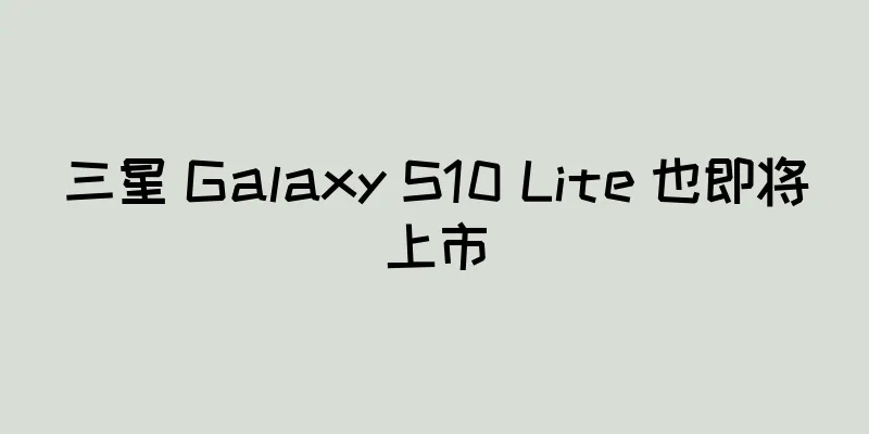 三星 Galaxy S10 Lite 也即将上市