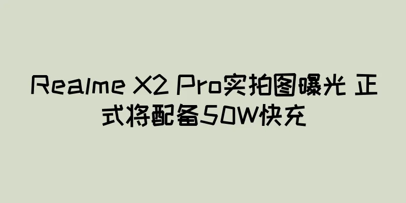 Realme X2 Pro实拍图曝光 正式将配备50W快充