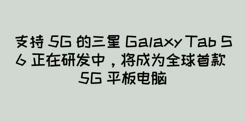 支持 5G 的三星 Galaxy Tab S6 正在研发中，将成为全球首款 5G 平板电脑