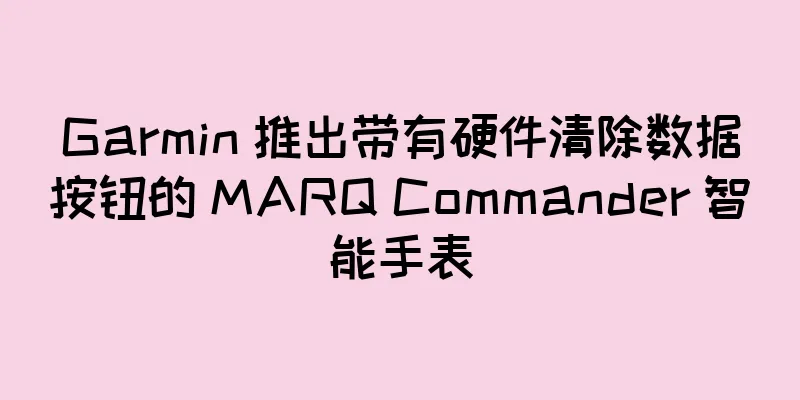 Garmin 推出带有硬件清除数据按钮的 MARQ Commander 智能手表