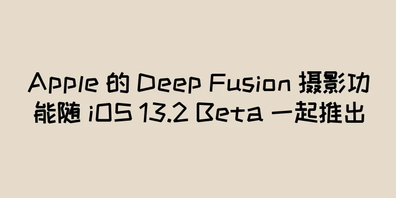 Apple 的 Deep Fusion 摄影功能随 iOS 13.2 Beta 一起推出